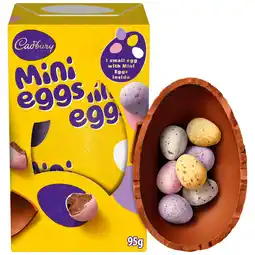 Iceland Cadbury Mini Eggs Chocolate Easter Egg 95 g offer