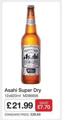 Makro Asahi Super Dry offer