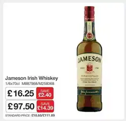 Makro Jameson Irish Whiskey offer