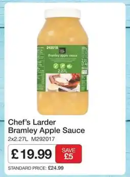 Makro Chef’s Larder Bramley Apple Sauce offer