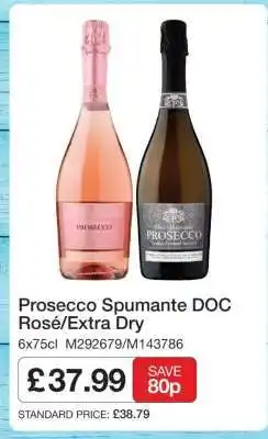 Makro Prosecco Spumante DOC Rosé/Extra Dry offer