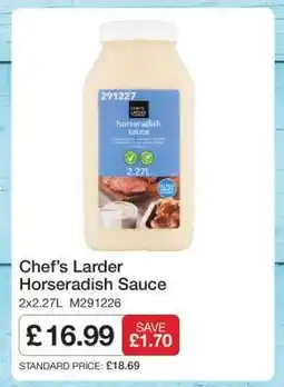 Makro Chef’s Larder Horseradish Sauce offer