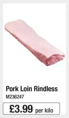 Makro Pork Loin Rindless offer