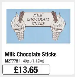 Makro Milk Chocolate Sticks offer