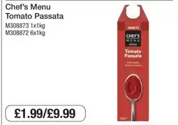 Makro Chef’s Menu Tomato Passata offer