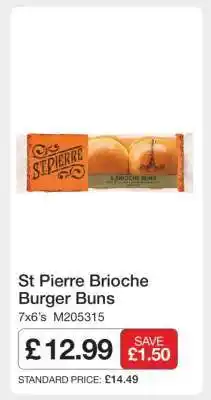 Makro St Pierre Brioche Burger Buns offer