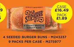Makro 4 Seeded Brioche Burger Buns offer