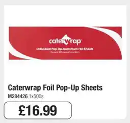 Makro Caterwrap Foil Pop-Up Sheets offer