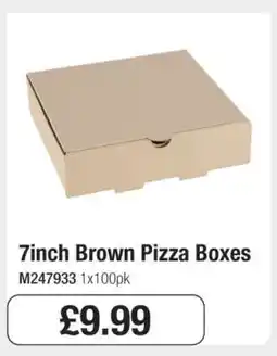 Makro 7inch Brown Pizza Boxes offer