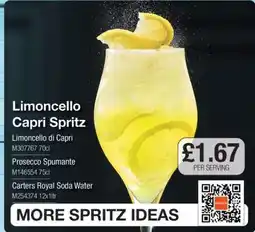 Makro Limoncello Capri Spritz offer