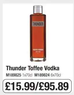 Makro Thunder Toffee Vodka offer