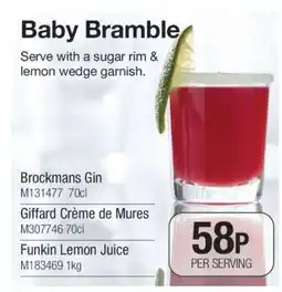 Makro Baby Bramble offer