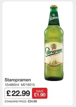 Makro Staropramen offer