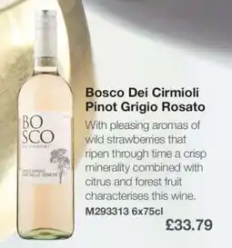 Makro Bosco Dei Cirmioli Pinot Grigio Rosato offer