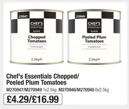 Makro Chef’s Essentials Chopped/Peeled Plum Tomatoes offer