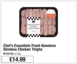 Makro Chef’s Essentials Fresh Boneless Skinless Chicken Thighs offer