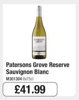 Makro Patersons Grove Reserve Sauvignon Blanc offer