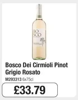 Makro Bosco Dei Cirmioli Pinot Grigio Rosato offer