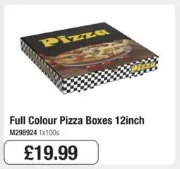 Makro Full Colour Pizza Boxes 12inch offer
