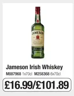 Makro Jameson Irish Whiskey offer