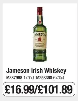 Makro Jameson Irish Whiskey offer