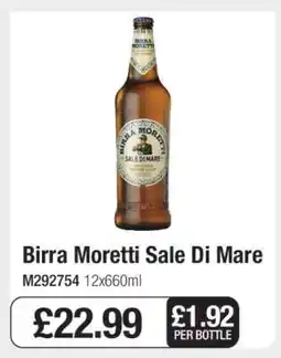 Makro Birra Moretti Sale Di Mare offer