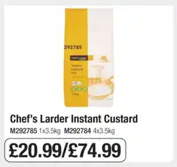 Makro Chef’s Larder Instant Custard offer