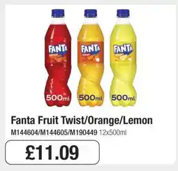 Makro Fanta Fruit Twist/Orange/Lemon offer