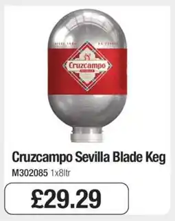 Makro Cruzcampo Sevilla Blade Keg offer
