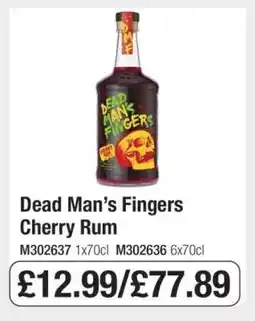Makro Dead Man’s Fingers Cherry Rum offer