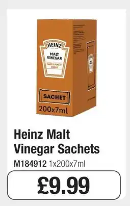 Makro Heinz Malt Vinegar Sachets offer