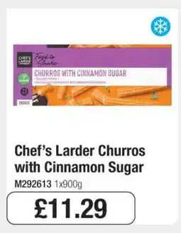 Makro Chef’s Larder Churros with Cinnamon Sugar offer