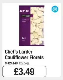 Makro Chef’s Larder Cauliflower Florets offer