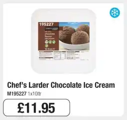 Makro Chef’s Larder Chocolate Ice Cream offer