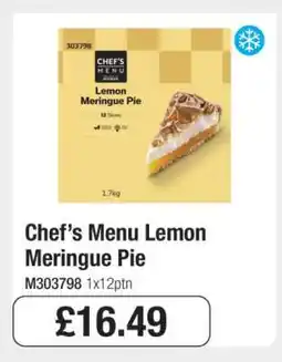 Makro Chef’s Menu Lemon Meringue Pie offer