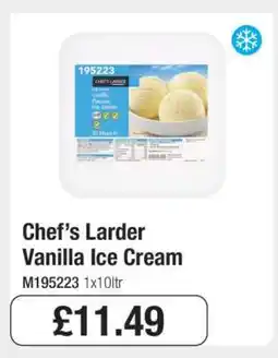 Makro Chef’s Larder Vanilla Ice Cream offer