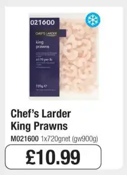 Makro Chef’s Larder King Prawns offer