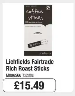 Makro Lichfields Fairtrade Rich Roast Sticks offer