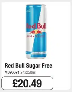 Makro Red Bull Sugar Free offer