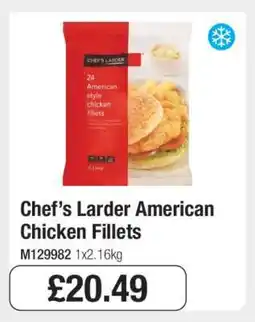 Makro Chef’s Larder American Chicken Fillets offer