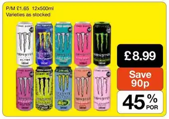 Makro Monster Energy Drink offer