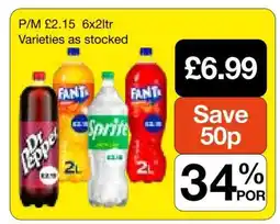 Makro Dr Pepper, Fanta, Sprite offer