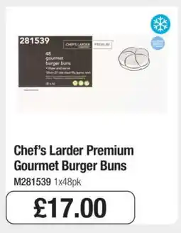 Makro Chef’s Larder Premium Gourmet Burger Buns offer