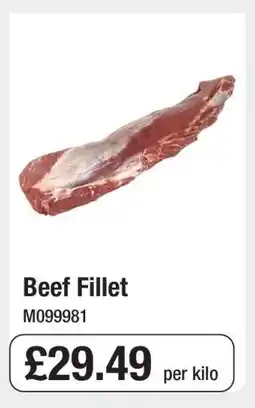 Makro Beef Fillet offer