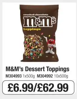 Makro M&M's Dessert Toppings offer