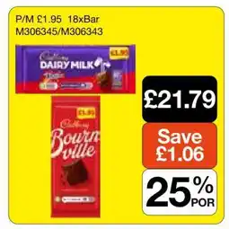Makro Cadbury Dairy Milk/Bournville offer