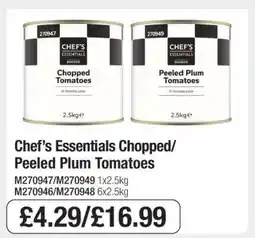 Makro Chef’s Essentials Chopped/Peeled Plum Tomatoes offer