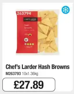 Makro Chef’s Larder Hash Browns offer