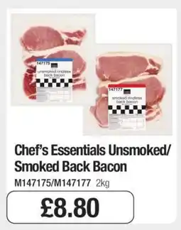 Makro Chef’s Essentials Unsmoked/Smoked Back Bacon offer