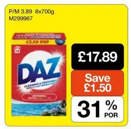 Makro Daz Laundry Detergent offer